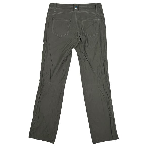 KUHL Pants Womens 8 Kendra Lightweight Hiking Trail Drawstring Nylon Blend Gray - Picture 4 of 11